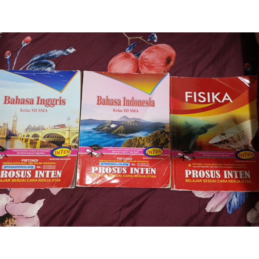 preloved buku buku wangsit, SNBT, UTBK, buku inten, buku TPS, TKA