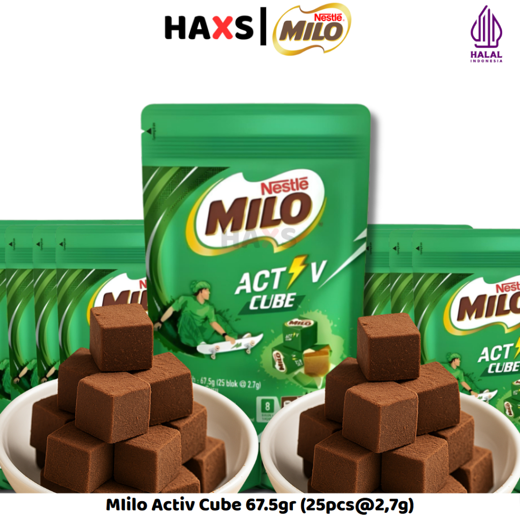 

HAXS Milo Activ Cube 67.5gr (25pcs@2,7g) / Milo Cube / Milo Dadu / Milo