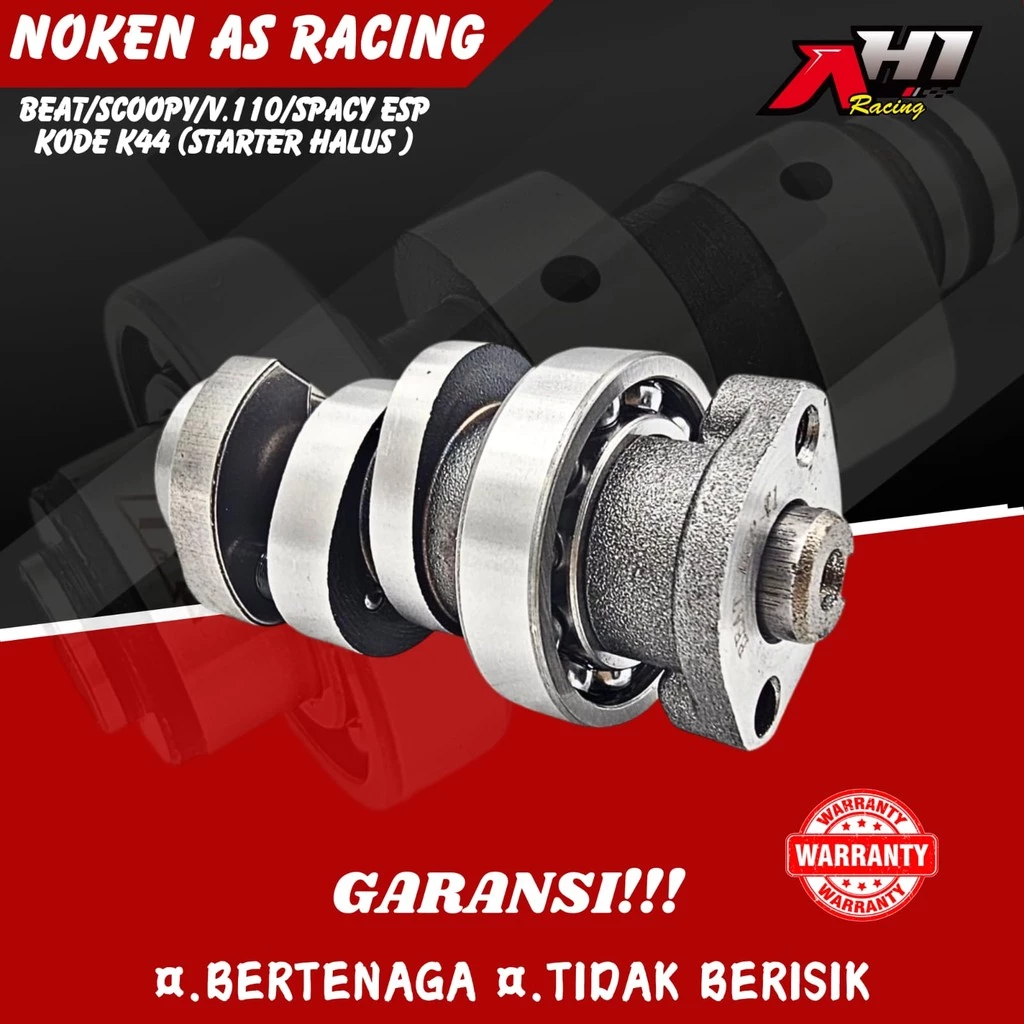 CAMSHAFT NOKEN AS RACING BEAT Fi ESP SCOOPY Fi ESP VARIO 110 Fi ESP BEAT POP BEAT STREET BEAT K44 ST