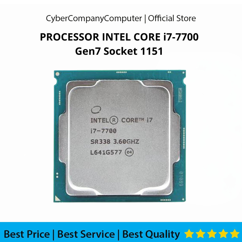 Processor Intel Core i7-7700 Kaby Lake Gen7 LGA 1151 3.60GHz - Processor Intel Core i7-7700 Gen7 Soc