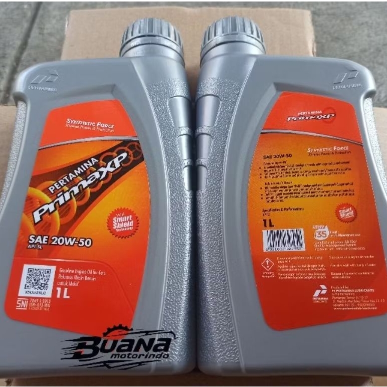 Oli Prima XP 1 Liter Oli Pertamina Prima XP 1L ( 1 DUS )