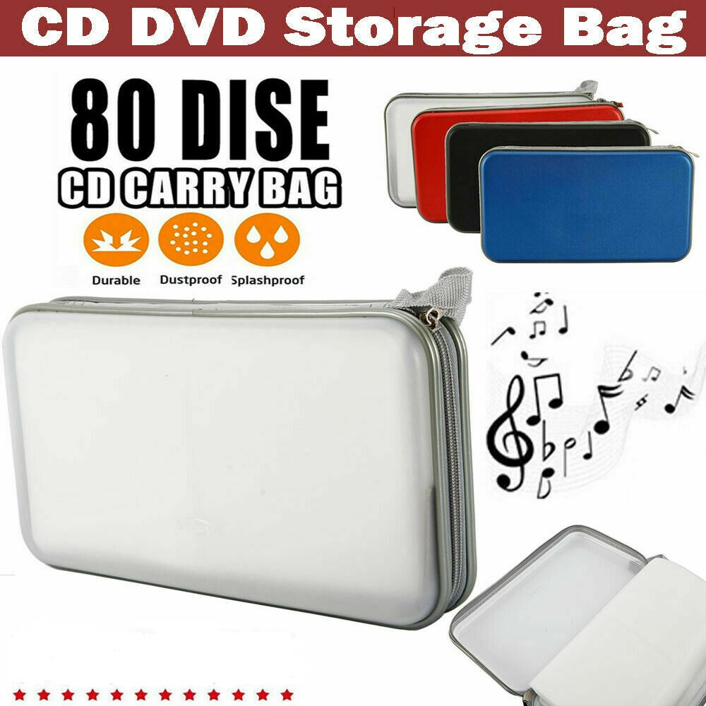 Tempat Penyimpanan Kaset Disc CD DVD Tas DVD CD 80 Disc Storage Holder Disc Bag