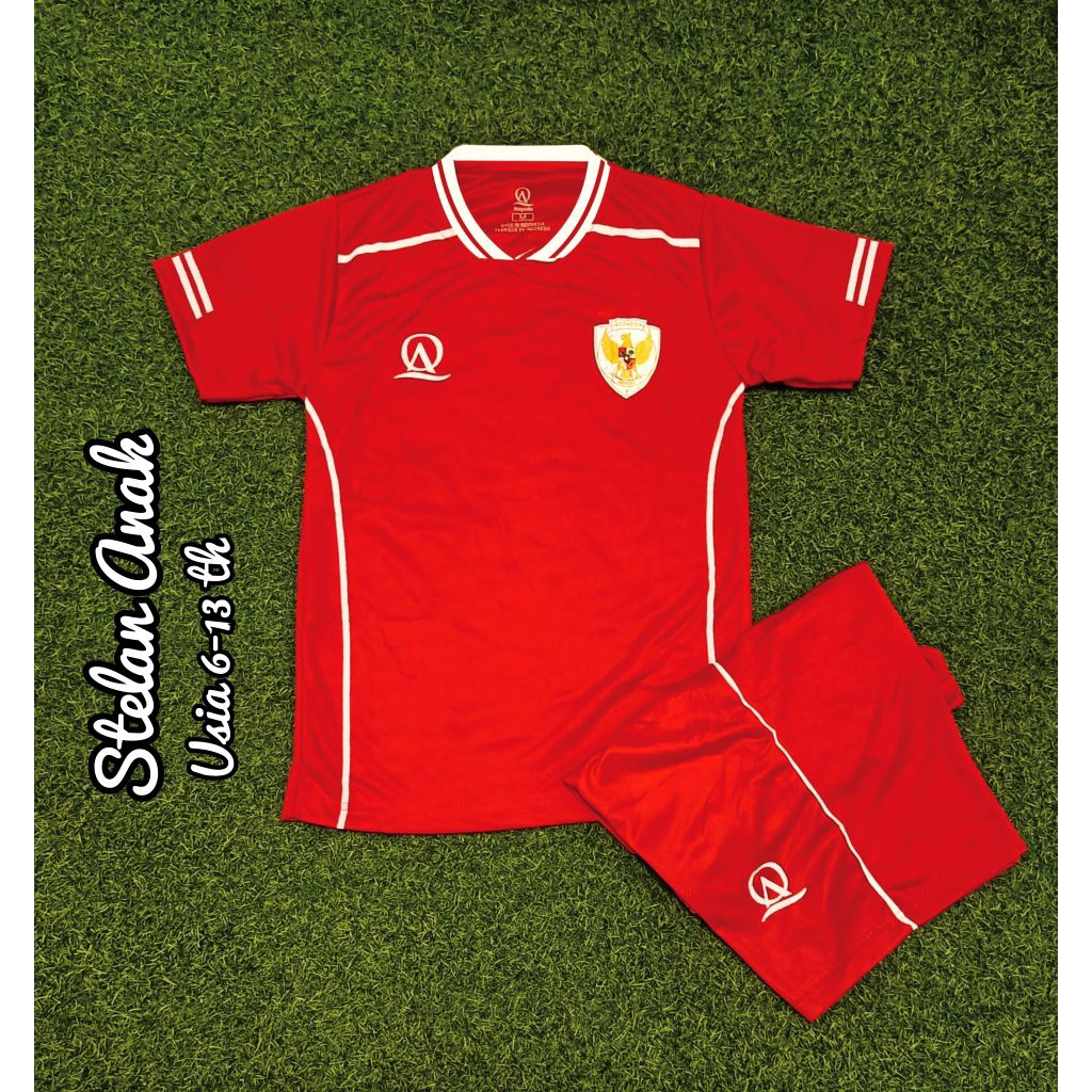 stelan anak kaos bola ssb usia 6-13 tahun