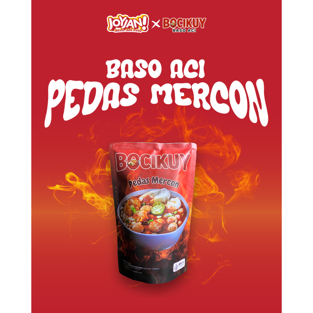

Joyjan X Bocikuy - Baso Aci Pedas Mercon Viral khas Bandung Original Jajanan Khas Sunda