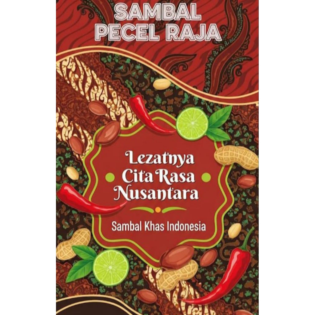 

Sambal Pecel Raja (Pedas) Rendah Minyak Asli Blitar 125 gr 100% Original Tanpa Bahan Pengawet | Sambal Kacang Gurih Lezat Cita Rasa Khas Nusantara | Indonesian Traditional Sauce