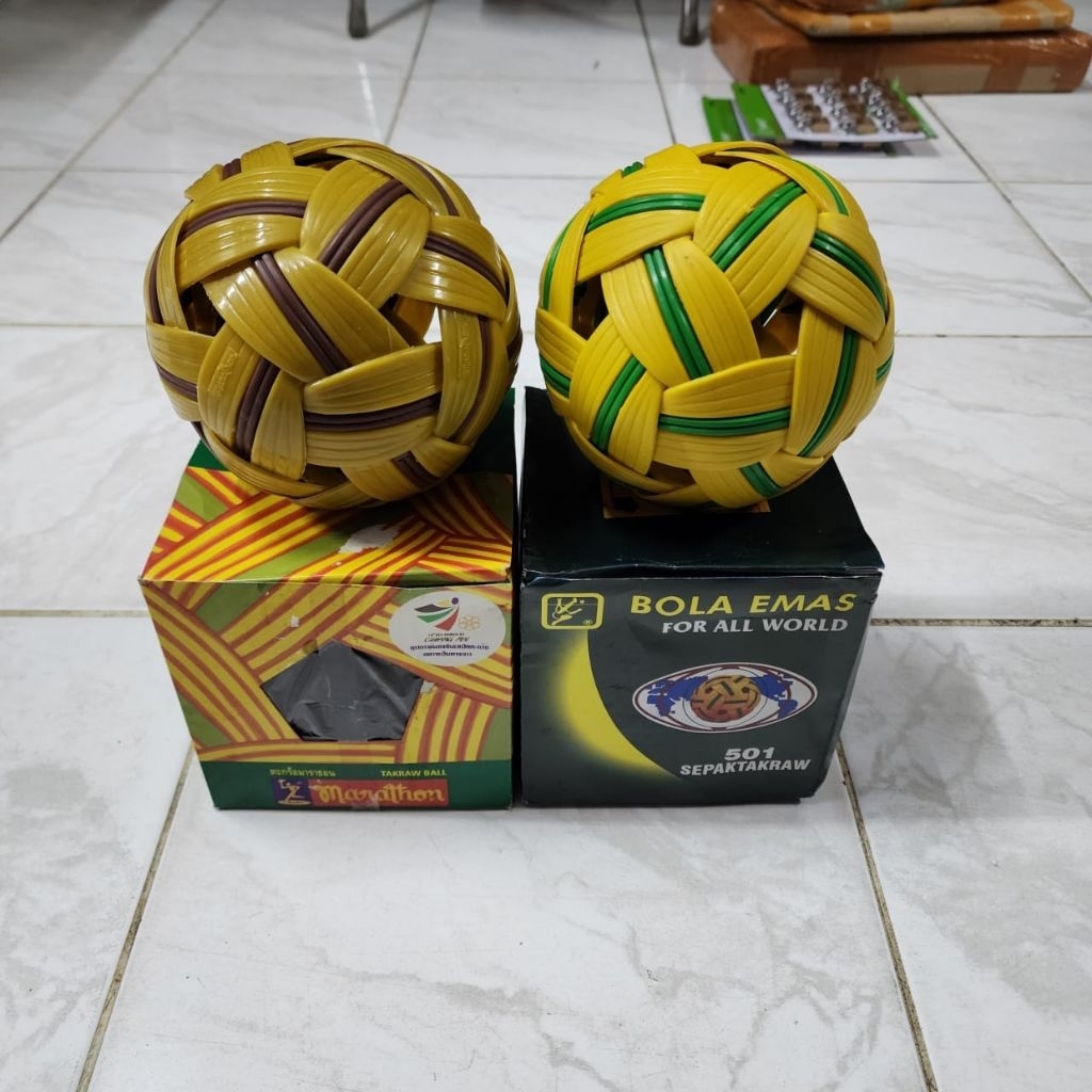 [LOKAL PREMIUM] Bola Takraw Plastik / Bola Takraw Rotan Murah Kualitas Premium / Bola Takraw Plastik