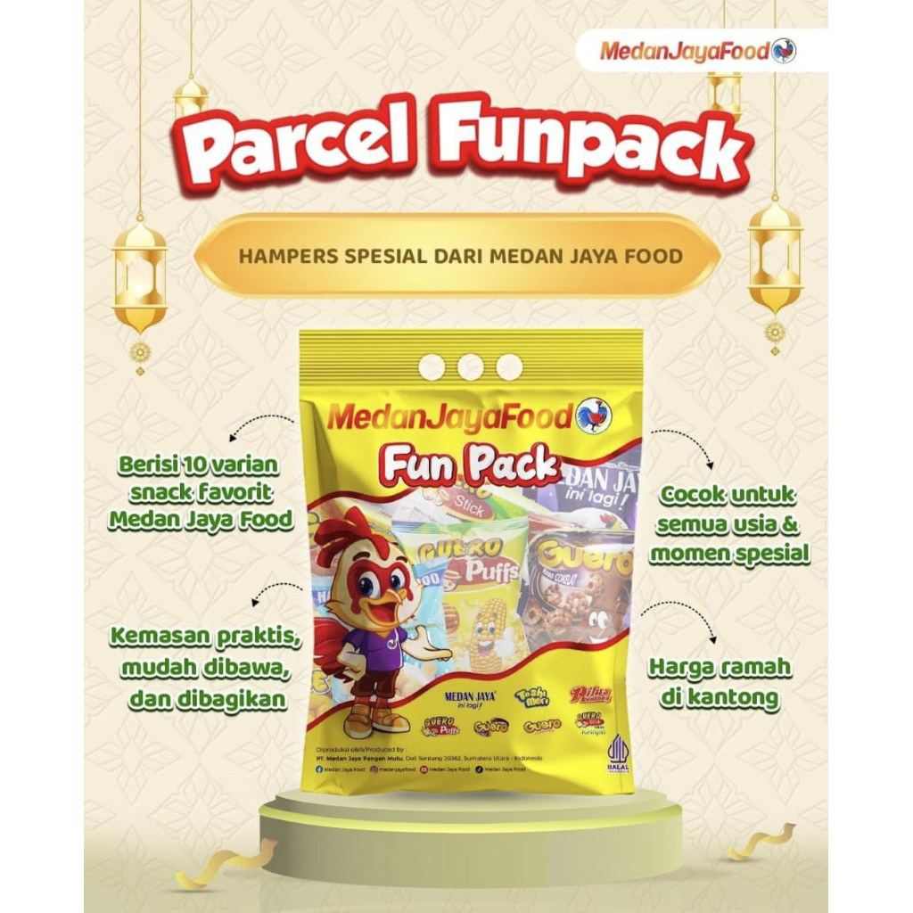 

Medan Jaya Parcel Funpack Hampers Ulang Tahun Ultah Snack Medan Jaya isi 10