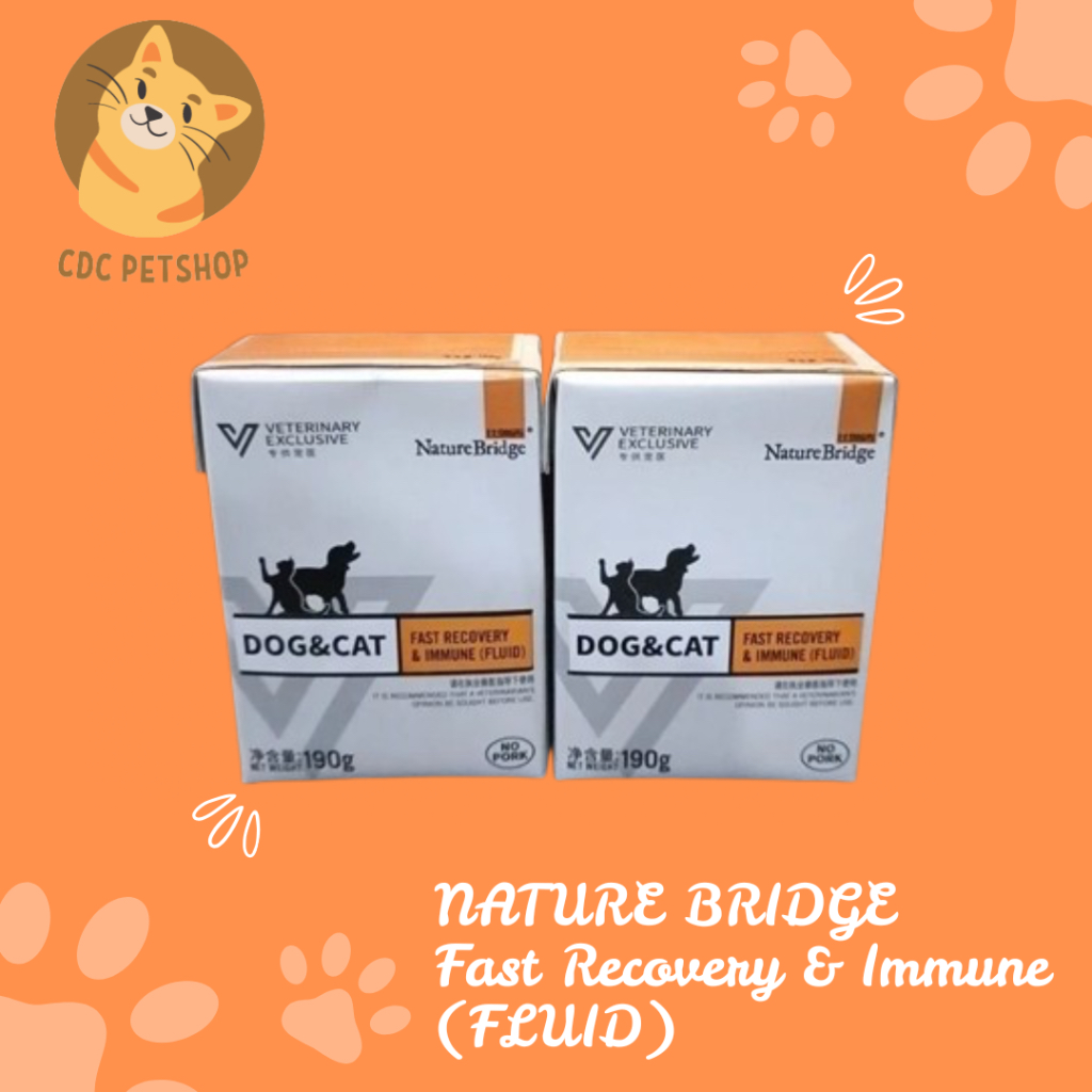 Nature Bridge Fast Recovery FLUID Cat Dog 190gr / Nature Bridge Recovery FLUID