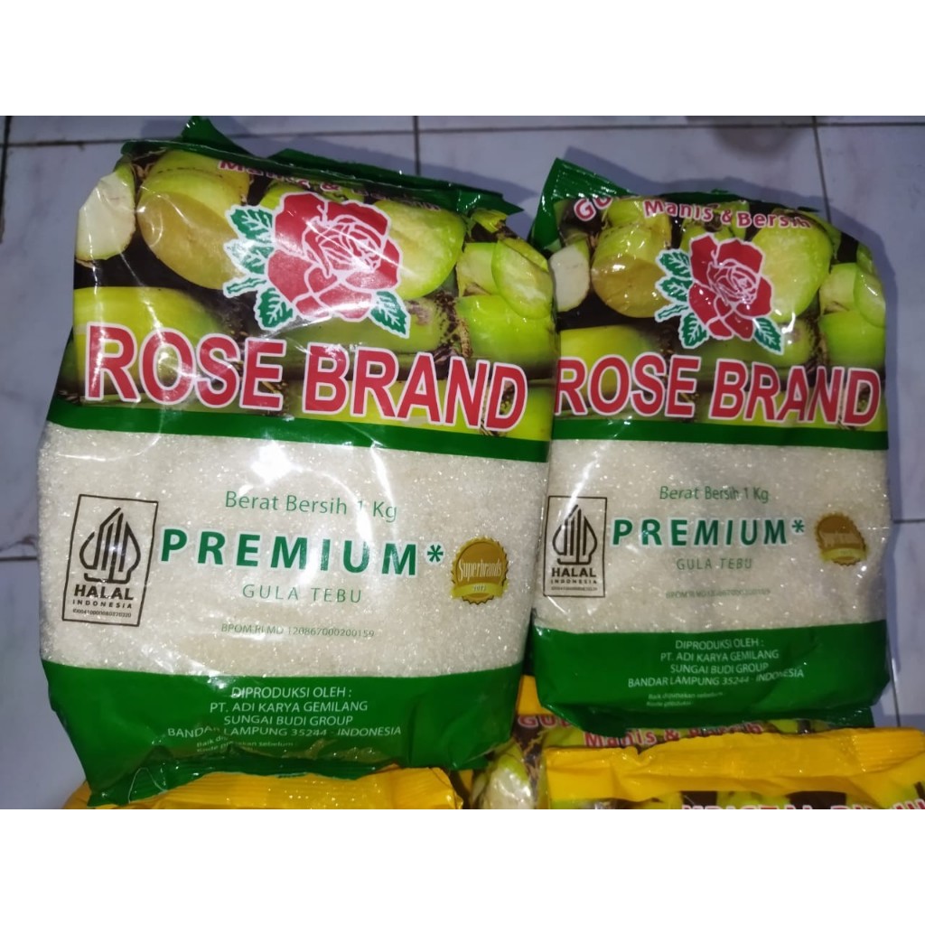 

Gula Pasir Rose Brand Kemasan 1 kg Hijau