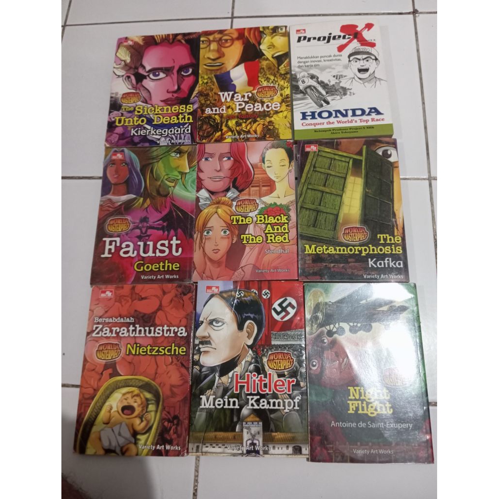 Komik Seri World's Masterpiece set rare