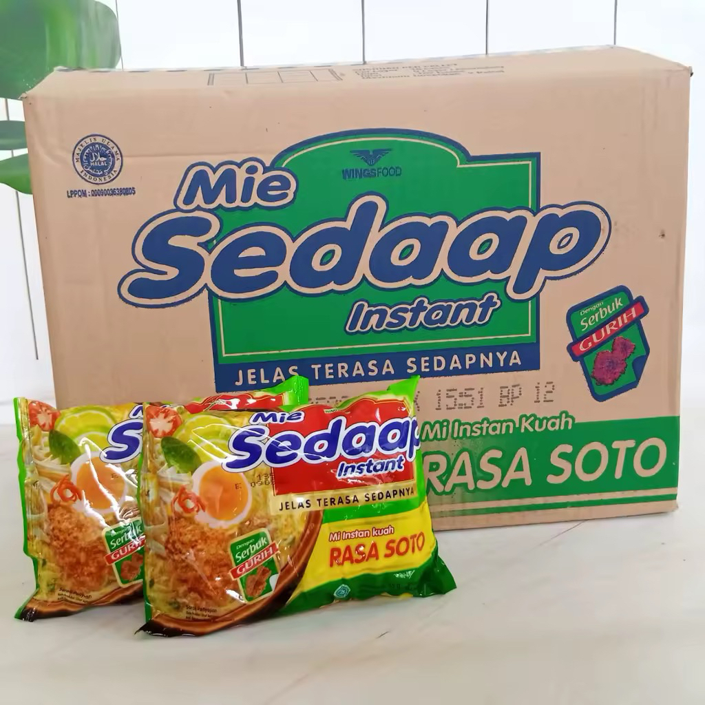 

Mie Sedaap Rasa Soto / Rasa Kari Spesial Kartonan