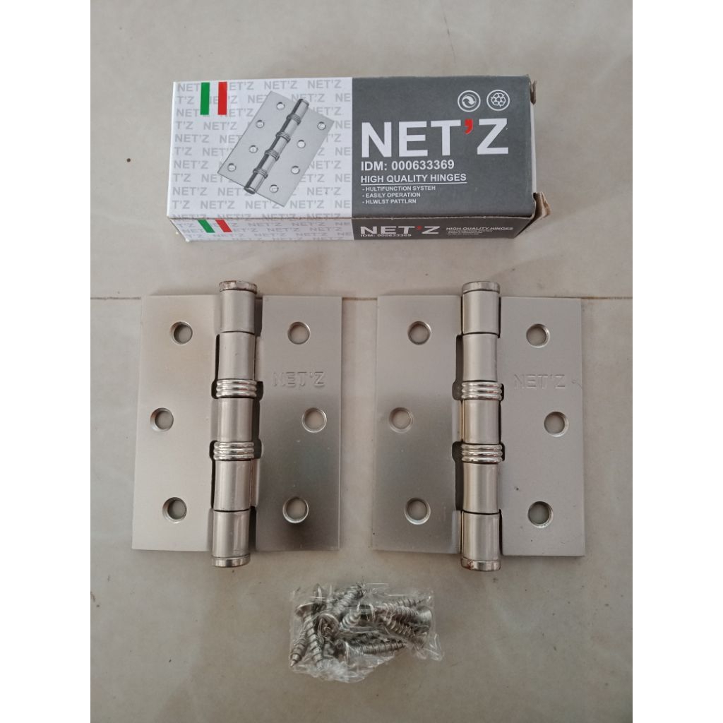 engsel jendela engsel pintu 3" tebal murah engsel netz,grt,erdos,engsel lubang 3,engsel jendela kama