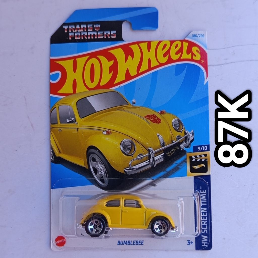 Hot Wheels Transformers Bumblebee VW Volkswagen Beetle Kuning