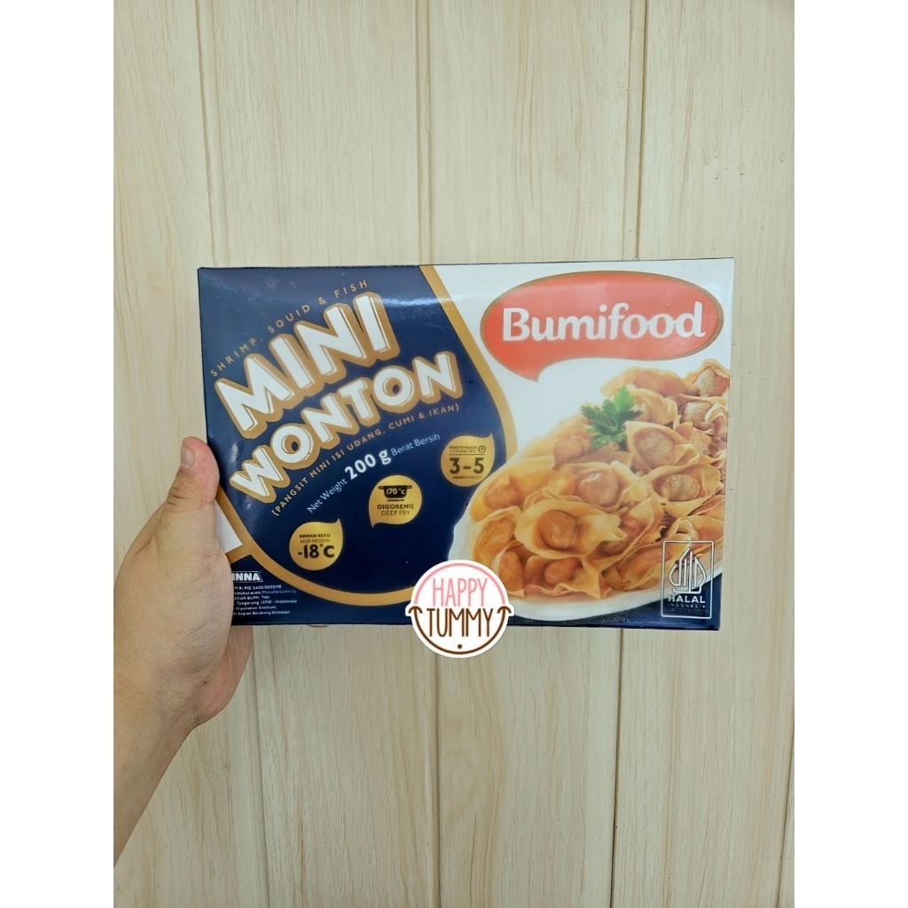

Bumifood mini wonton 200gr frozen pangsit dumpling