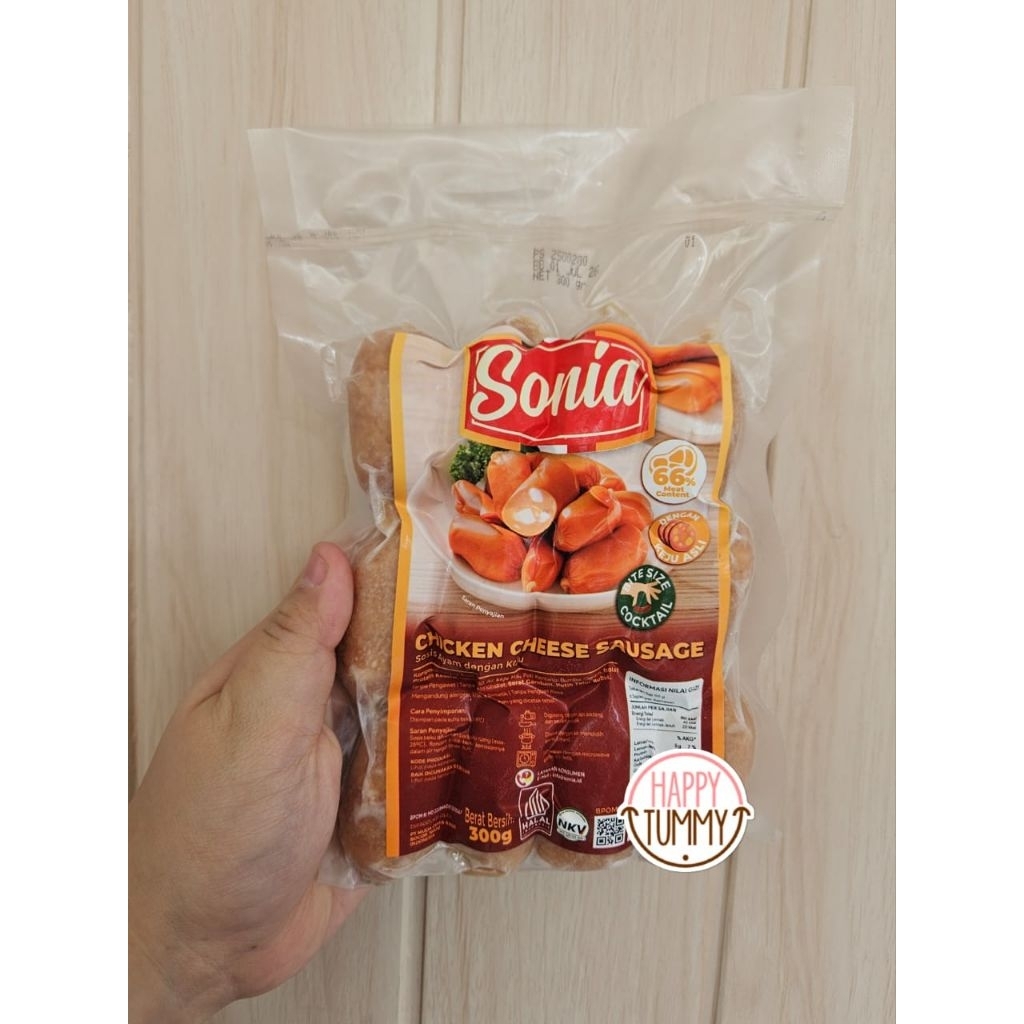 

Sonia chicken cheese sosis cocktails 300gr