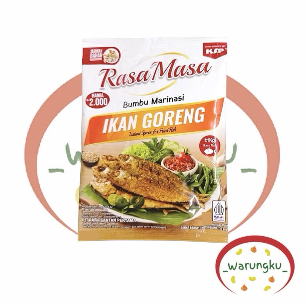 

RASAMASA Ikan Goreng 1pc Bumbu Instan