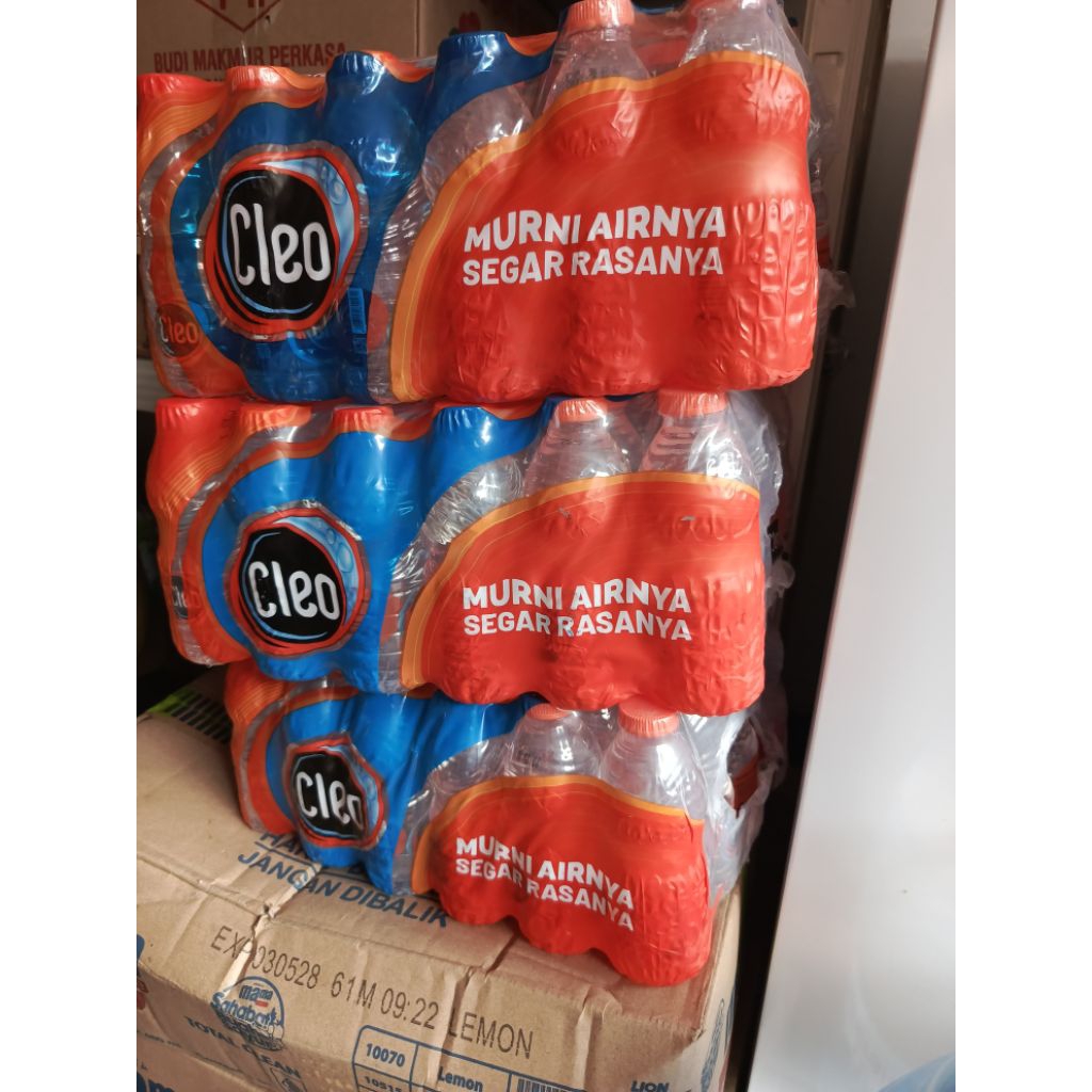 

Cleo air mineral 220ml satu krat isi 24