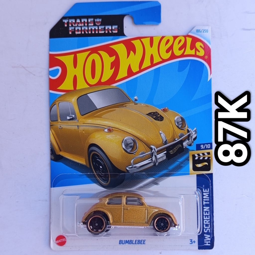 Hot Wheels Transformers Bumblebee VW Volkswagen Beetle Gold