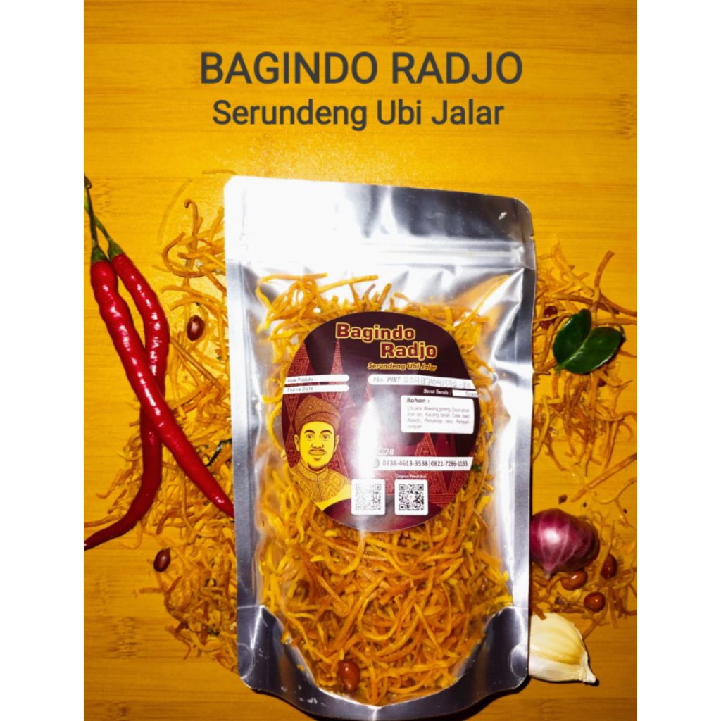 

Serundeng Ubi Jalar Bagindo Radjo 125 gram khas Minangkabau