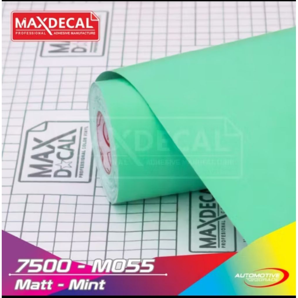 SCOTLET HIJAU DOFF MATT-MINT/7500-M055/MAXDECAL/BAHAN KUAT/TAHAN LAMA