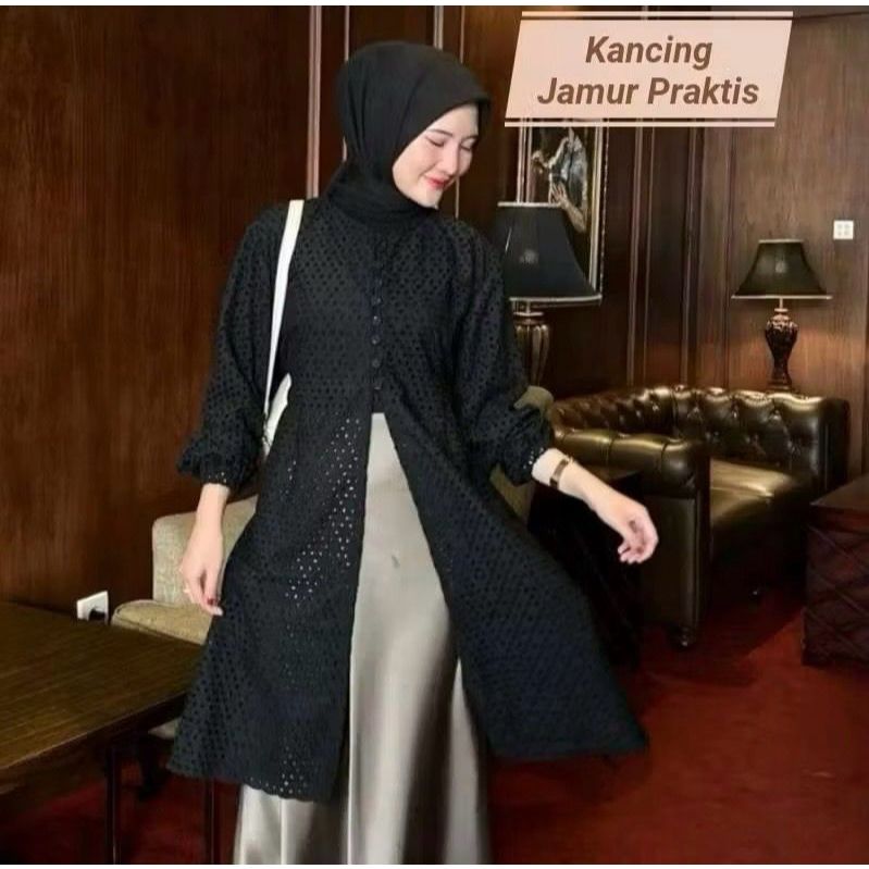 CHEA Tunik Katun Bordir (KATBOL KATUN BOLONG) / Tunik Kondangan / ATASAN WANITA KATUN BOLONG/ TUNIK 