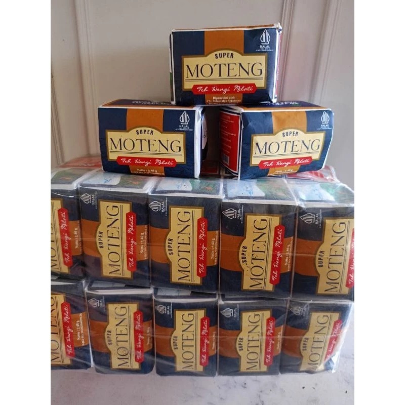 

Teh Moteng Wangi/Premium/ Teh Moteng Super 40 gram Slop isi 10 Bungkus