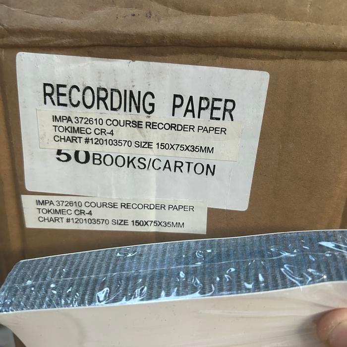 

IMPA 372610 Course Recorder Paper Tokimec CR4 Chart Kertas Marine