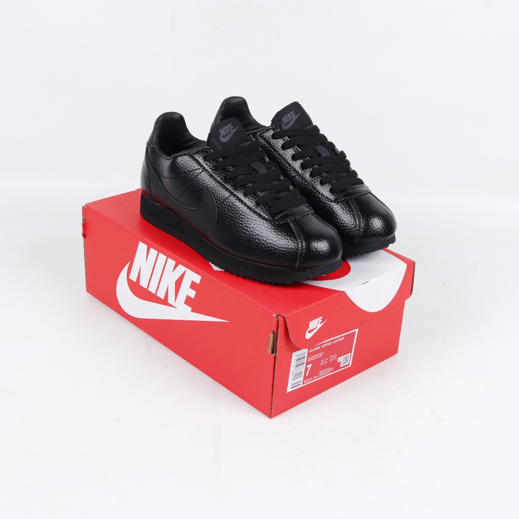 Nike Cortez Leather Triple Black