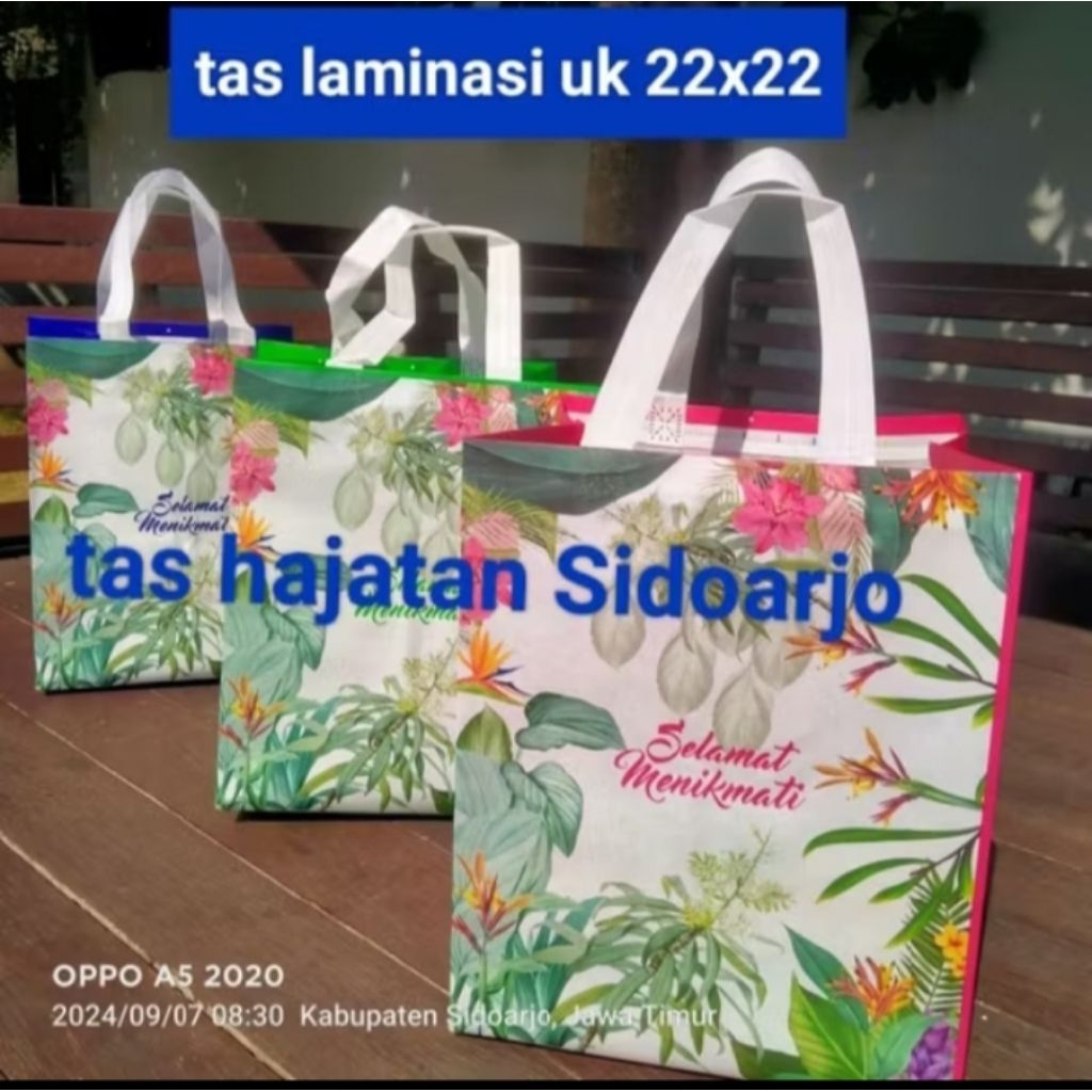 

(isi 12 pcs) PROMO GOODIE BAG tas hajatan laminasi box 22