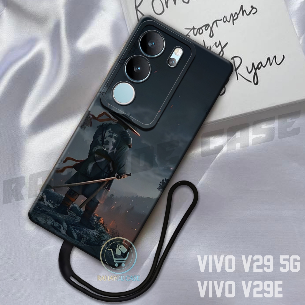 RAHAYOE CASE -  Case Vivo V29 5G - Case Vivo V29E  Free Tali Hp - Fashion Case Softcase Macaron Prot