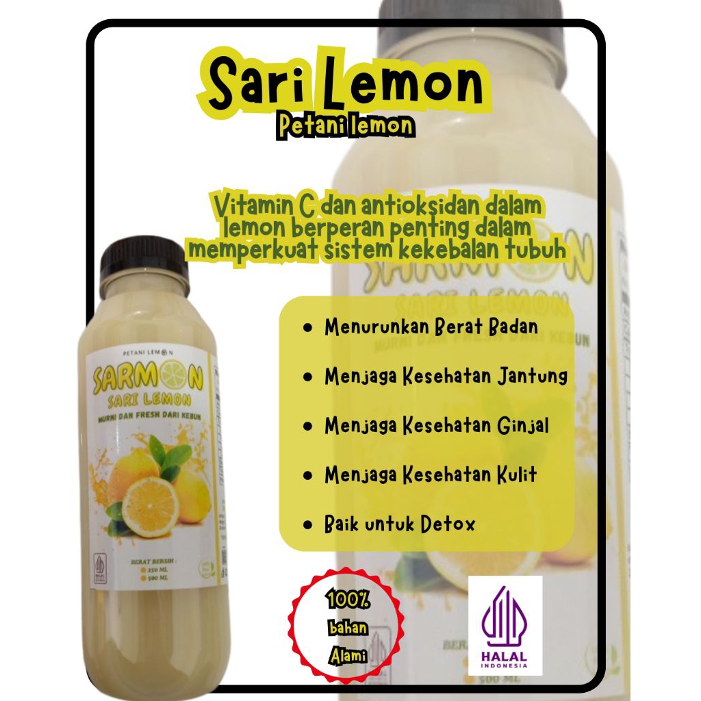 

Sari Lemon 100% alami 500ml