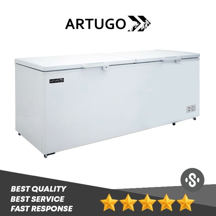 Chest Freezer Box 2 Pintu 600 Liter Artugo CF 602