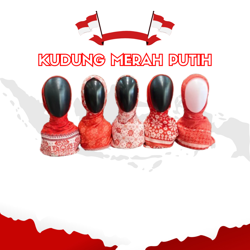 kudung merah putih/kudung 17an/kudung kemerdekaan/kudung perlombaan/hadiah lomba 17an