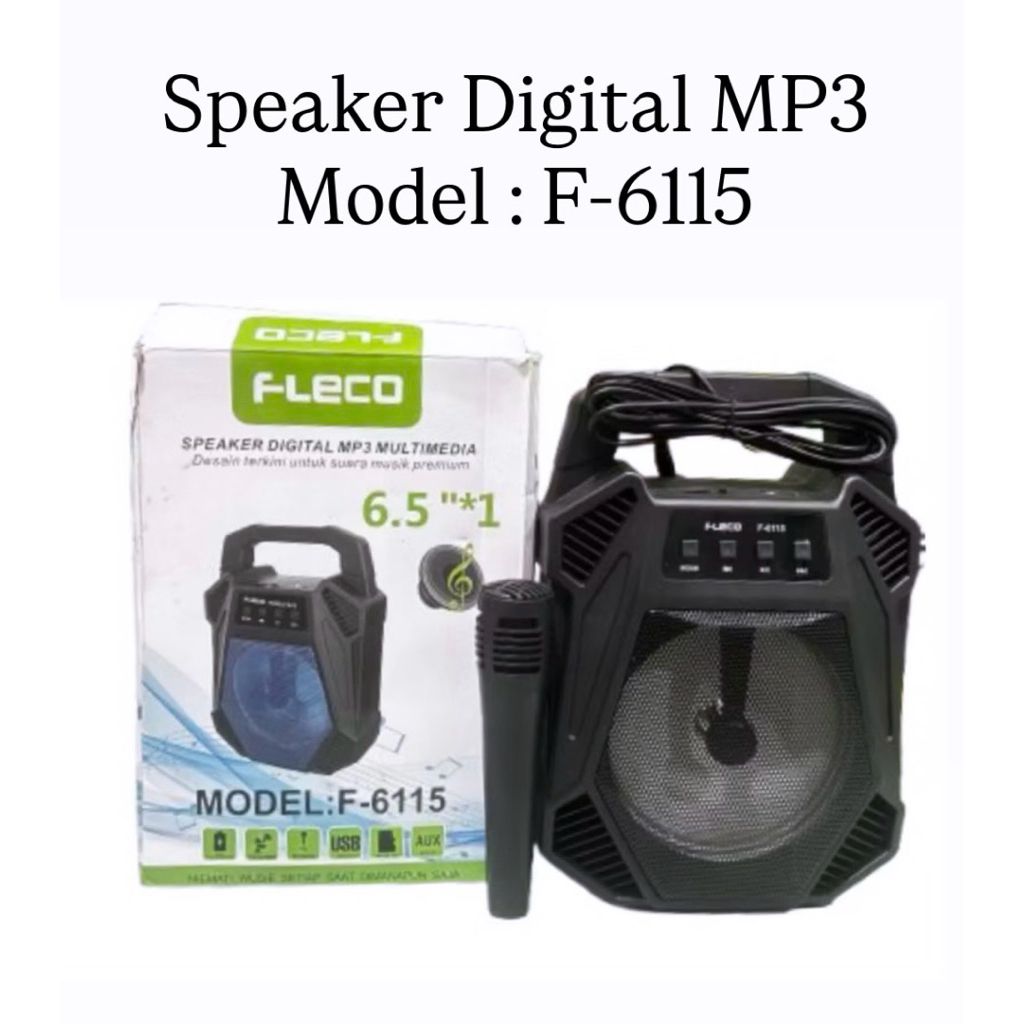 Speaker Digital Mp3 Multimedia/Speaker Fleco F-6115