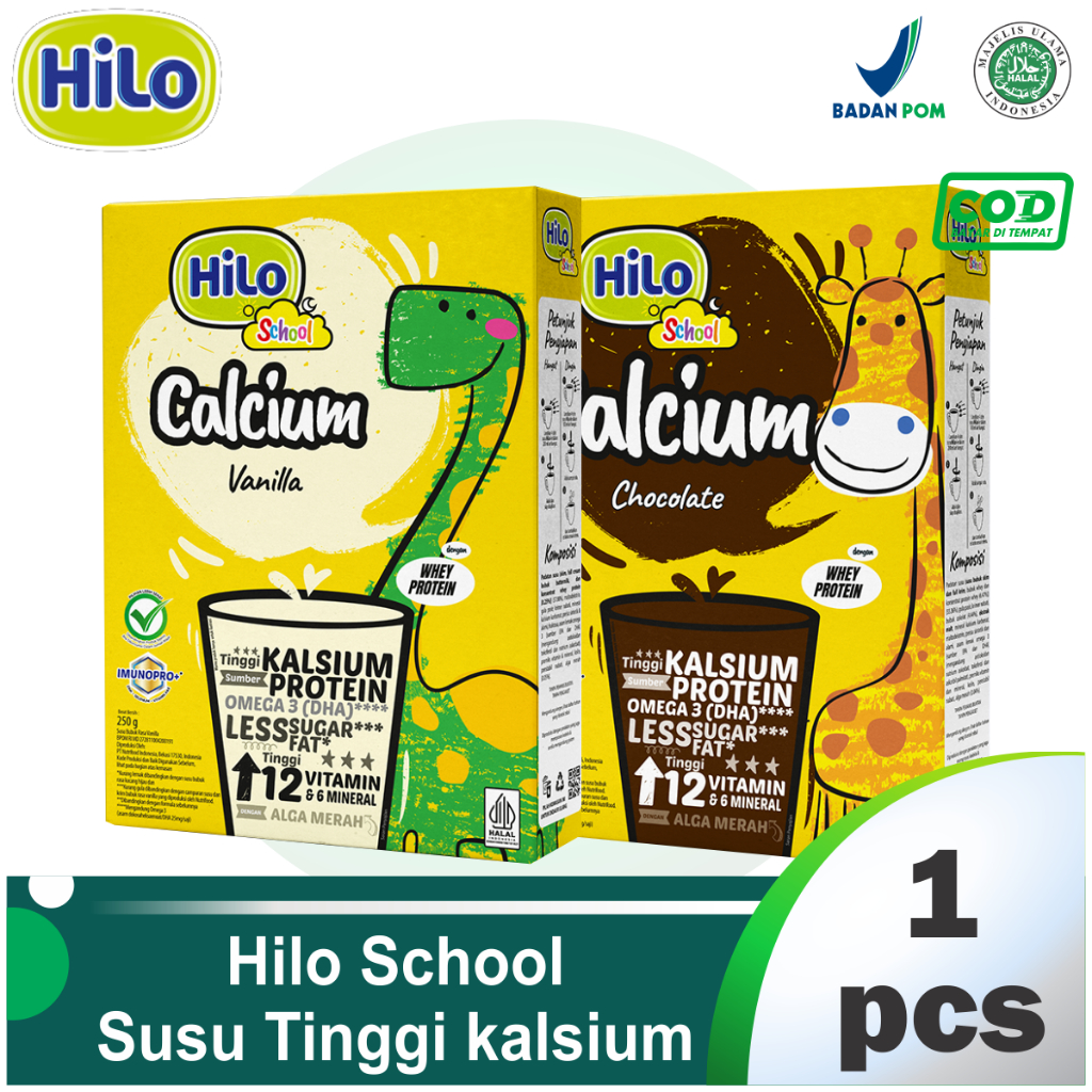 

HiLo School 250 gram - Susu Tinggi Kalsium Rendah Lemak