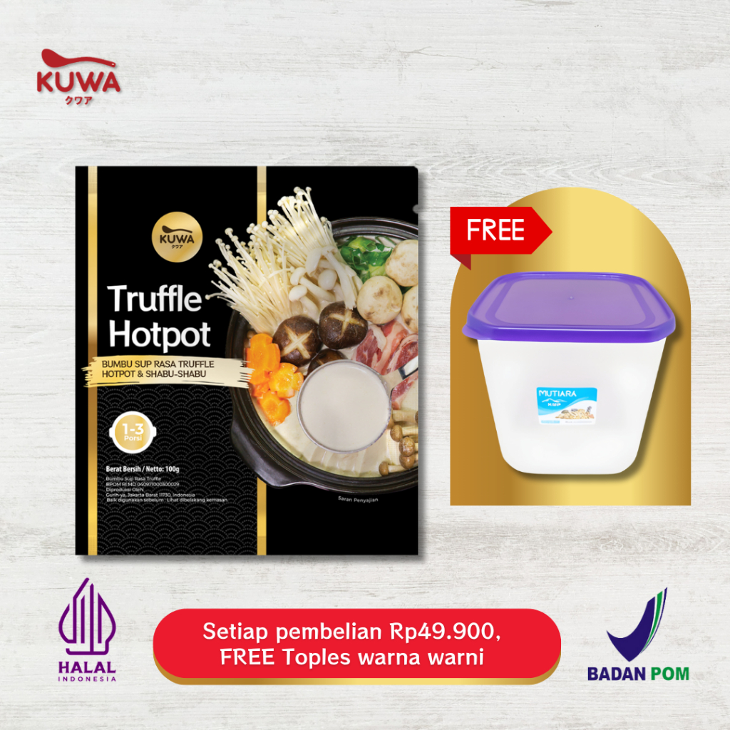 

KUWA Truffle Hotpot - Kaldu Sup Truffle - 100g