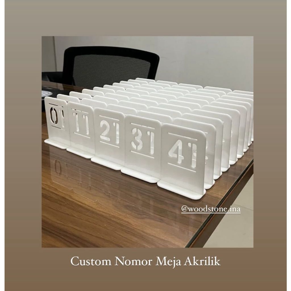 

[150PCS] Nomor Meja / Nomor Antrian Tunggu / Akrilik Nomor Pasien Klinik / Restoran / Cafe