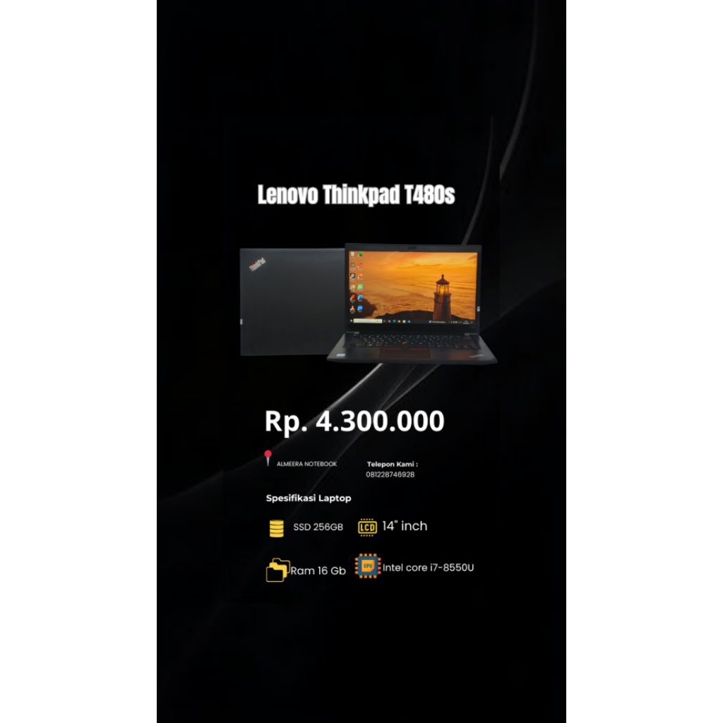 Lenovo Thinkpad T480s