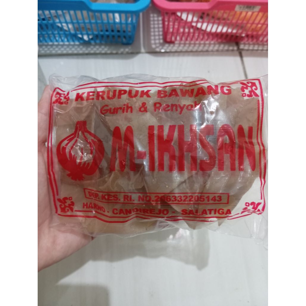 

KERUPUK BAWANG TERIGU IKHSAN PACK - 1 PC