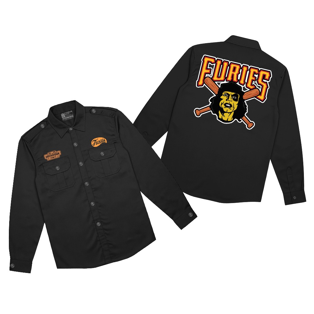 Devvogue Workshirt Pria Furies Pdh Lengan Panjang Bahan American Drill