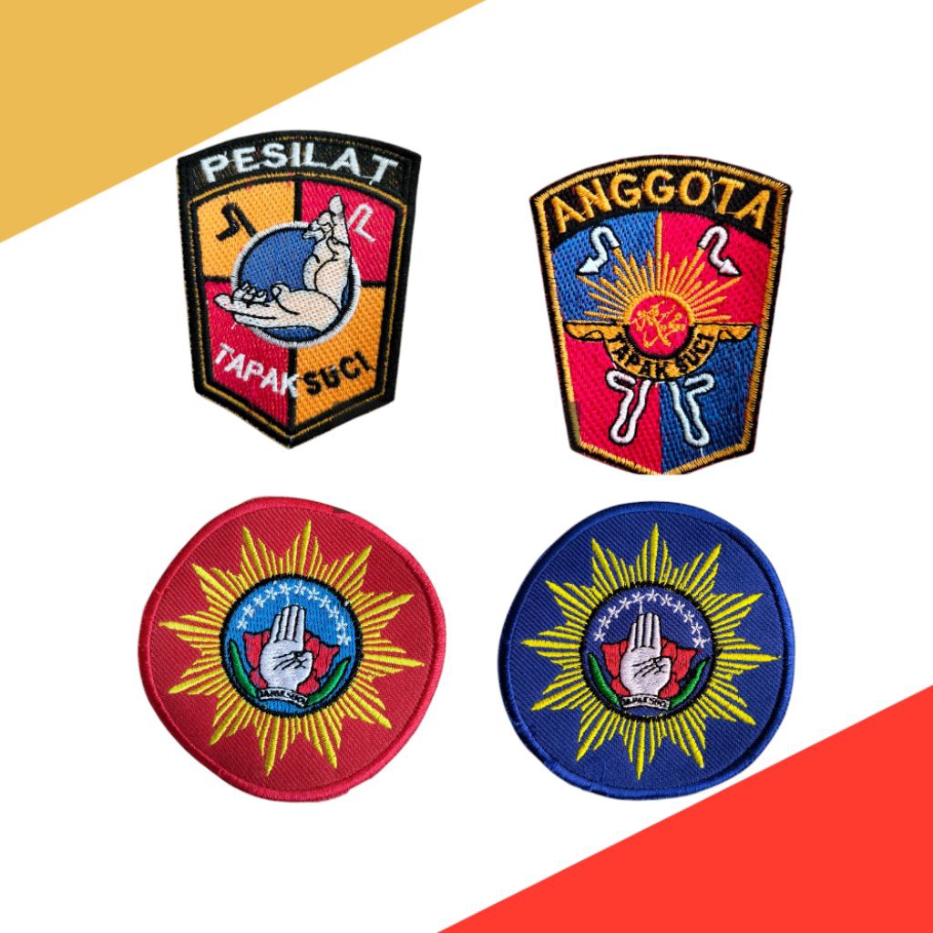 BED TAPAK SUCI BORDIR / BED  ANGGOTA TAPAK SUCI / BED PESILAT TAPAK SUCI