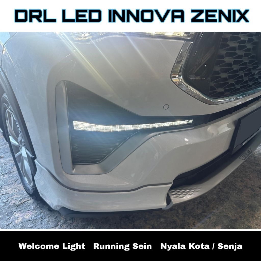WELCOME LIGHT RUNNING SEIN MODEL OEM DRL LED INNOVA ZENIX