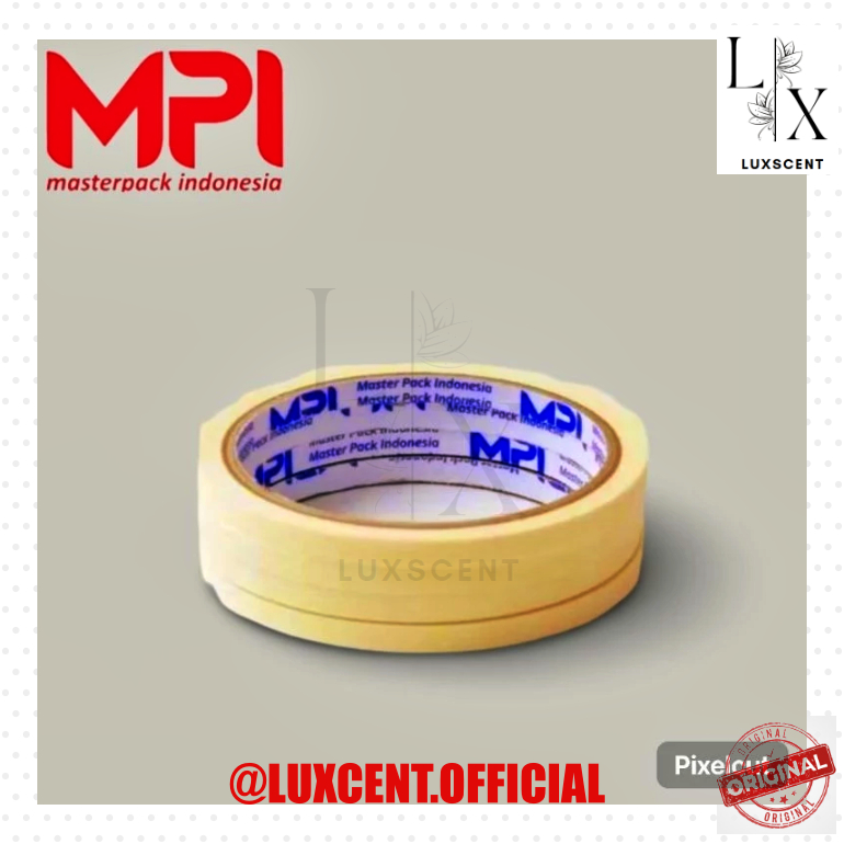 

[MSK 6mm x 21m] Lakban Kertas Ukuran Lebar 6 mm x Panjang 12 m Merek MPI Tidak Meninggalkan Bekas