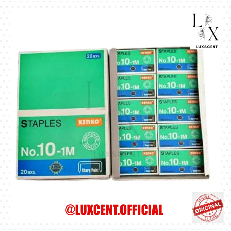 

1 Pak (20 kotak kecil) Staples No.10 Joyko/ Isi Stapler/ Staples Kecil/ Staples Kertas