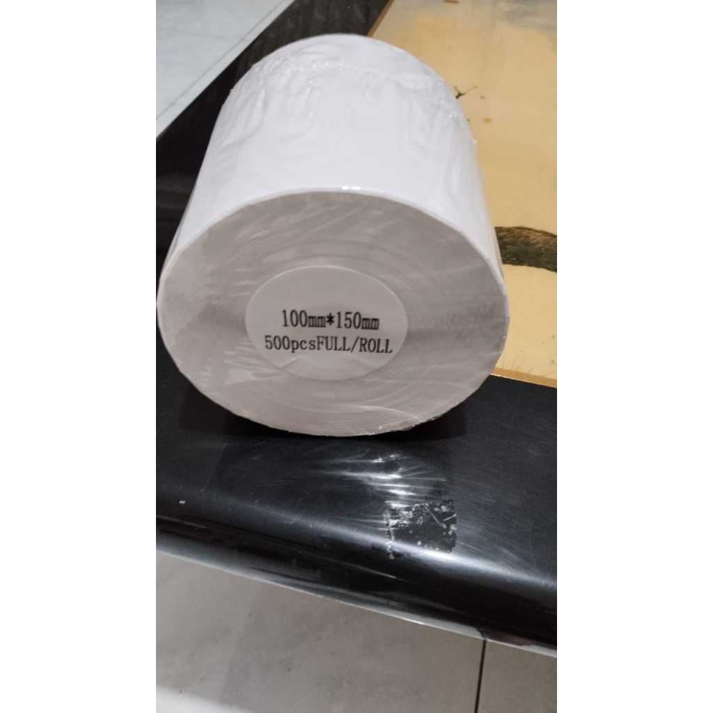 

Kertas Thermal Label Ukuran 100x100 cm isi 500 roll