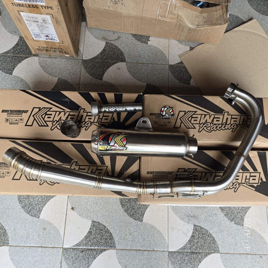 PROMO knalpot KAWAHARA GT PRO original yamaha R25 fullsystem