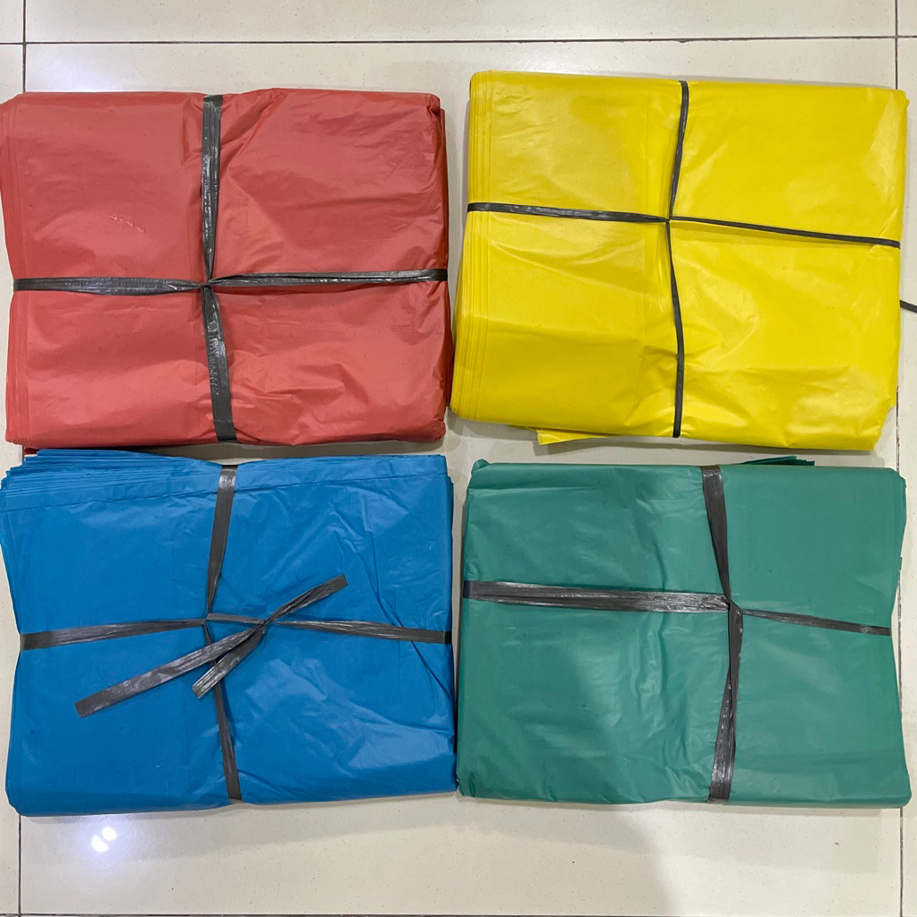 Kantong Plastik Warna Warni Kresek Jumbo 55x85 cm LOS 1 kg | Kresek 55 x 85 cm Jumbo 1 kg