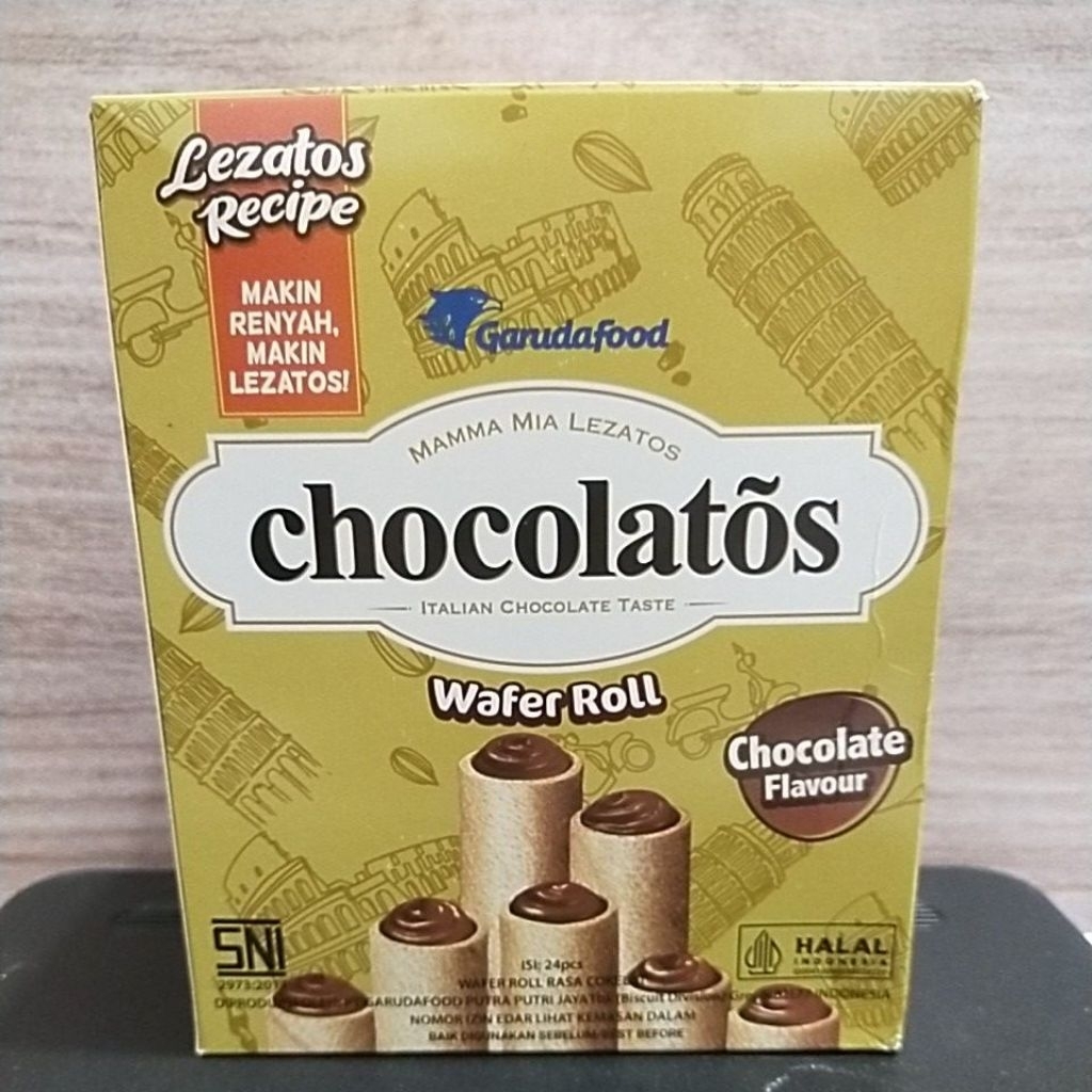

Chocolatos 500 / Wafer Roll isi 24 pcs