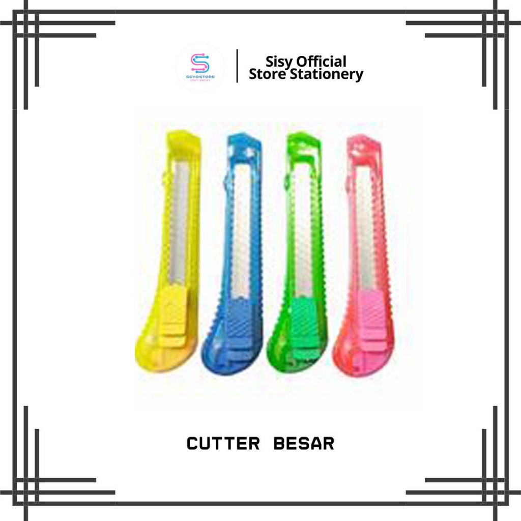 

Cutter Cuter Besar K-500 - Alat Potong Pemotong Kertas Tajam Kuat Murah