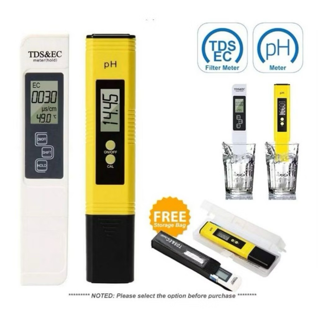 Ph Meter TDS Meter Digital Alat Ukur Air Portable LCD Pen PH Meter Tester mengukur ph air aquarium k